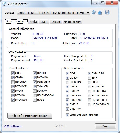VSO Inspector