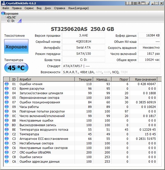 CrystalDiskInfo