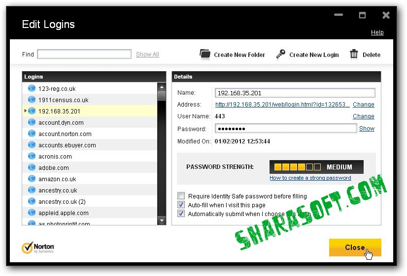 Norton Identity Safe
