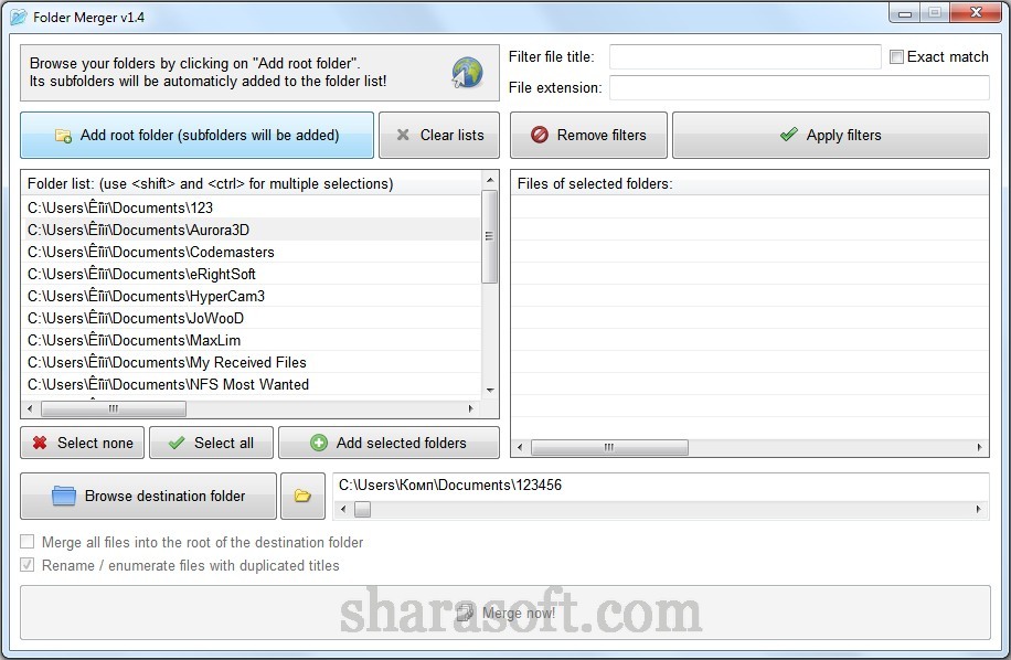 Folder Merger