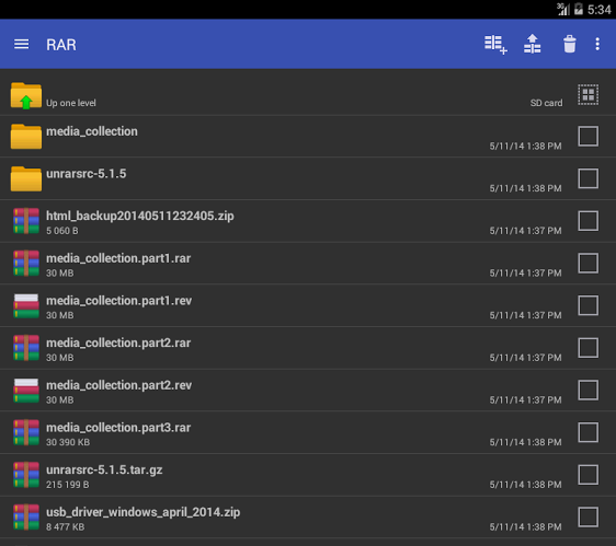 RAR для Android