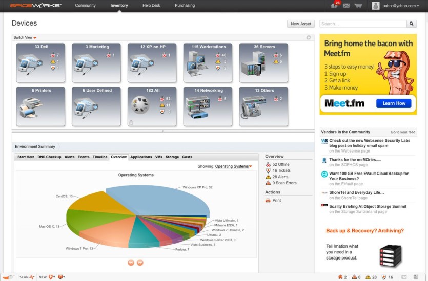Spiceworks IT Desktop