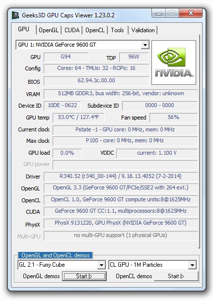 GPU Caps Viewer