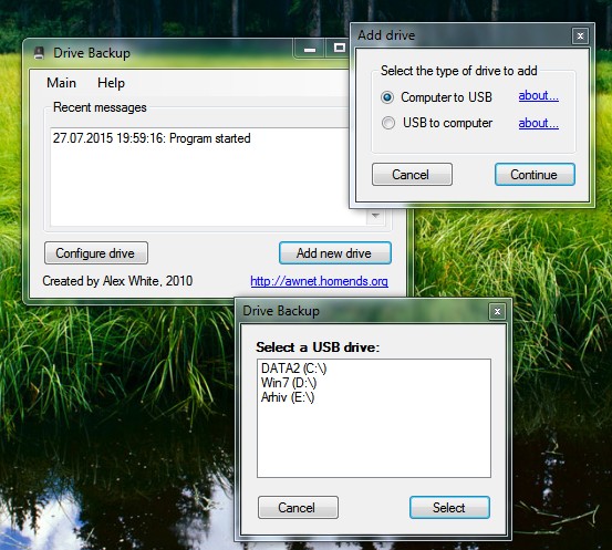 Drive Backup