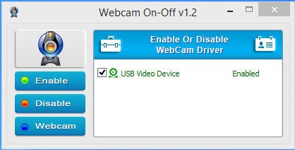WebCam On-Off