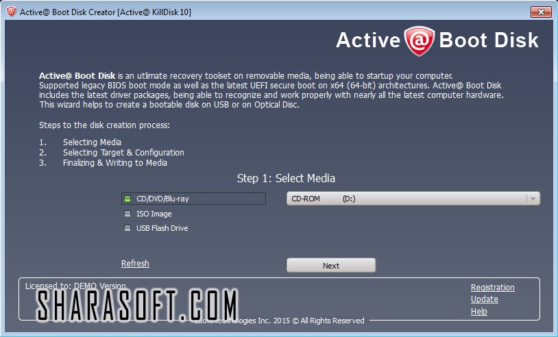 загрузочный Active KillDisk