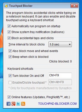 Touchpad Blocker