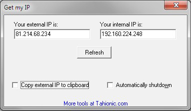 Get my IP
