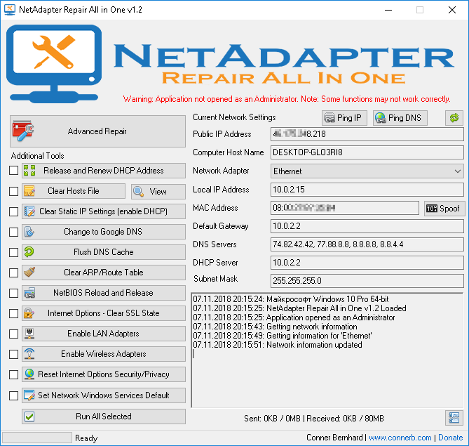 NetAdapter Repair