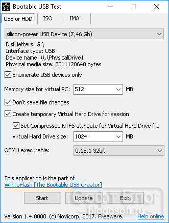 Bootable USB Test