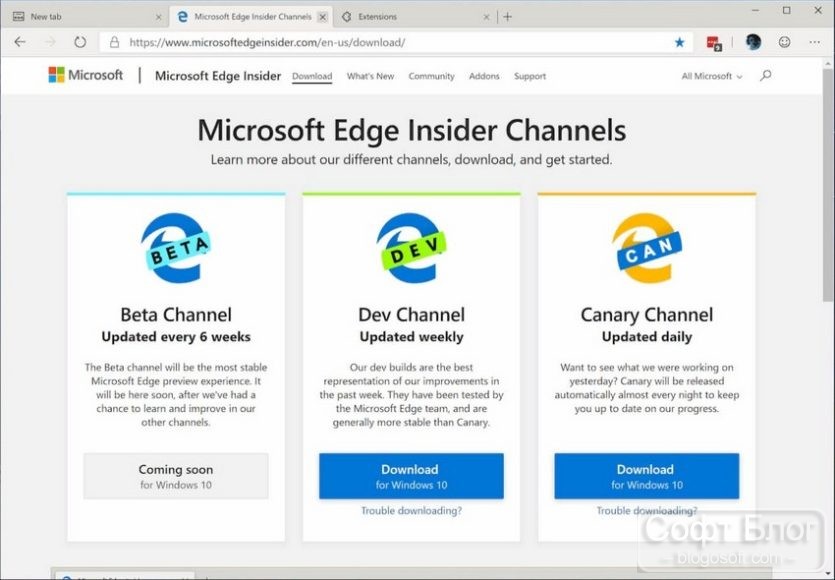 Edge на Chromium