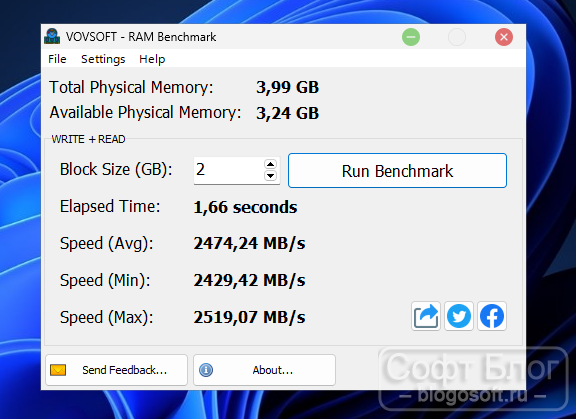 RAM Benchmark